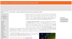 Desktop Screenshot of europaurlaub.org